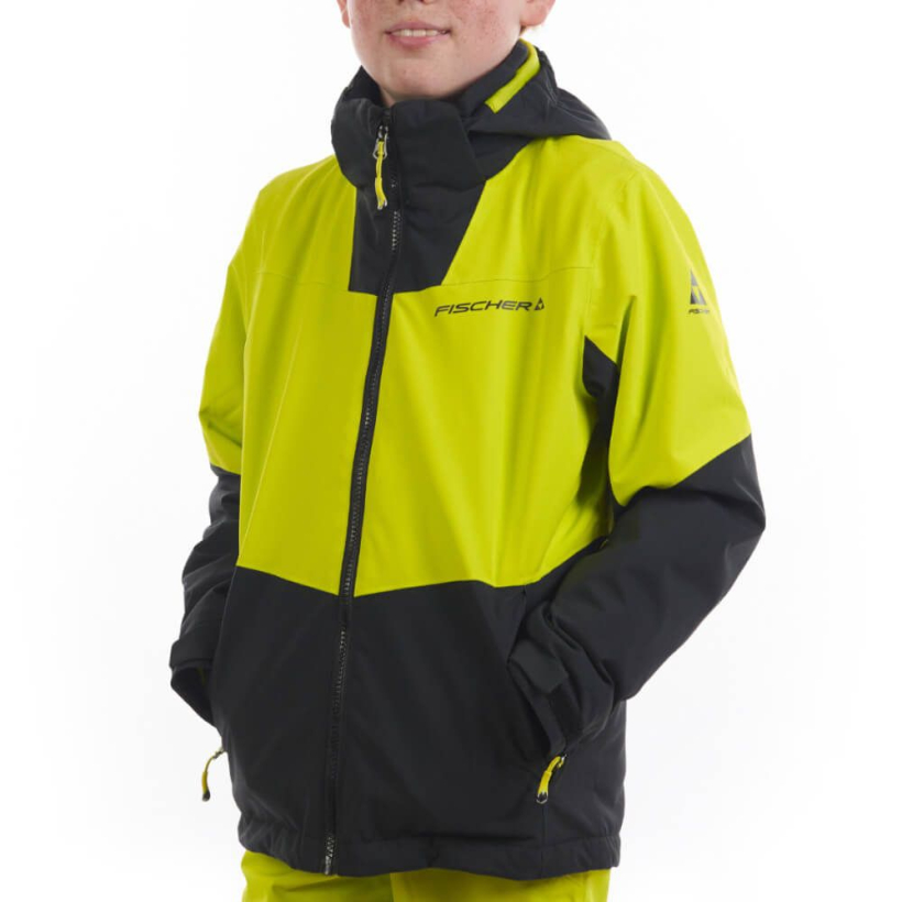 Лыжная куртка Fischer Bansko Yellow/Black детская (арт. 040-0275-Q41F) - 