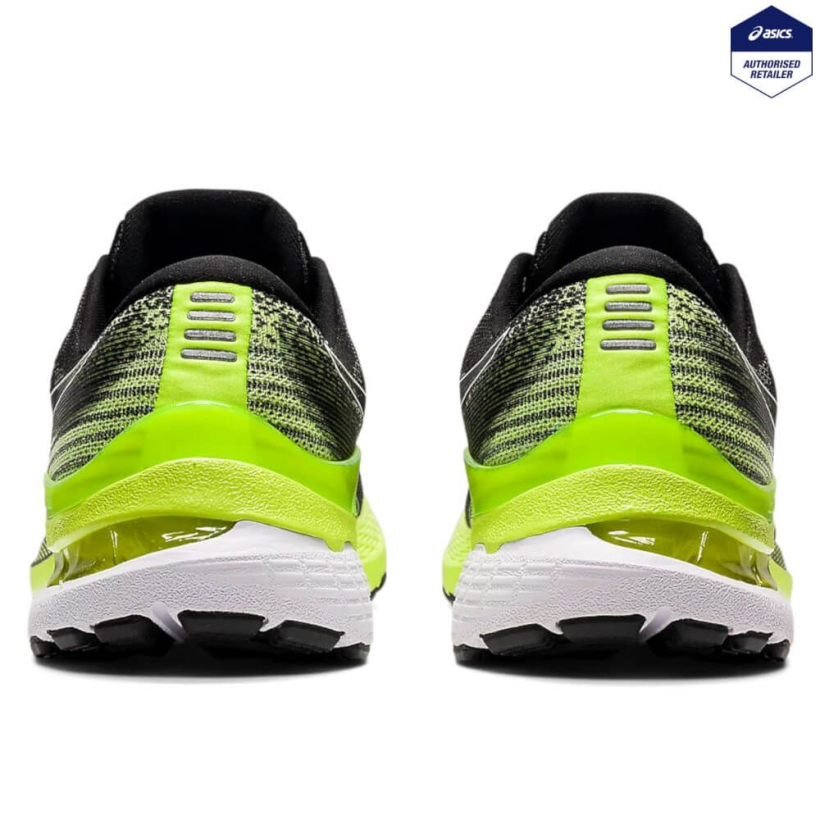 Asics gel kayano black green online