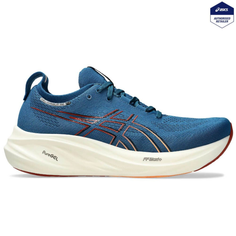 Asics gel nimbus orange new arrivals