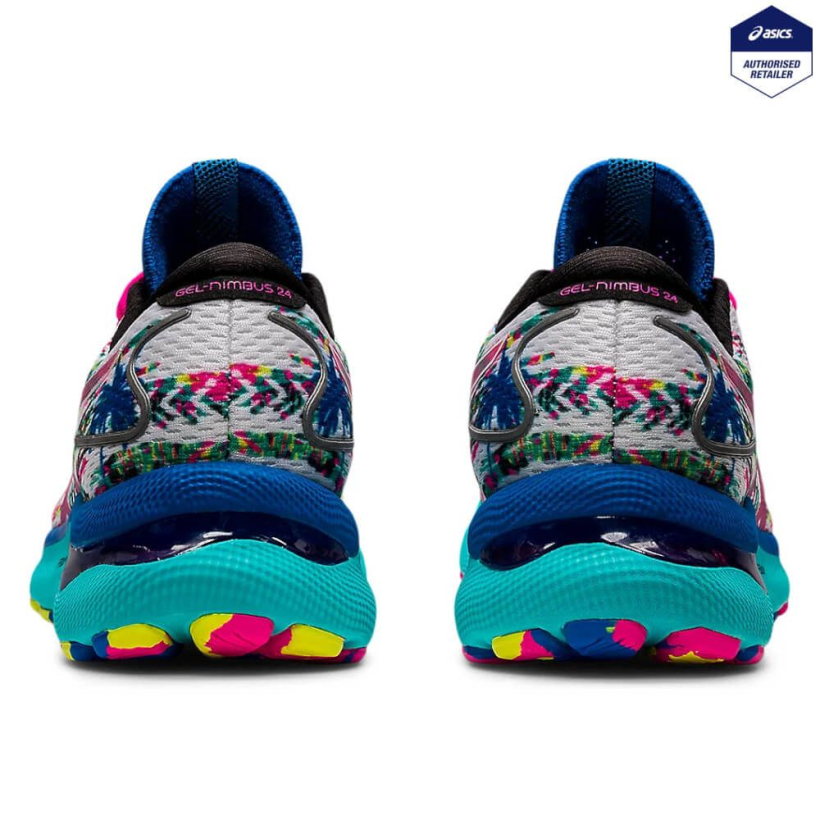 Asics Gel Nimbus 24 White Pink Glo 1012B284 100 Sportkult