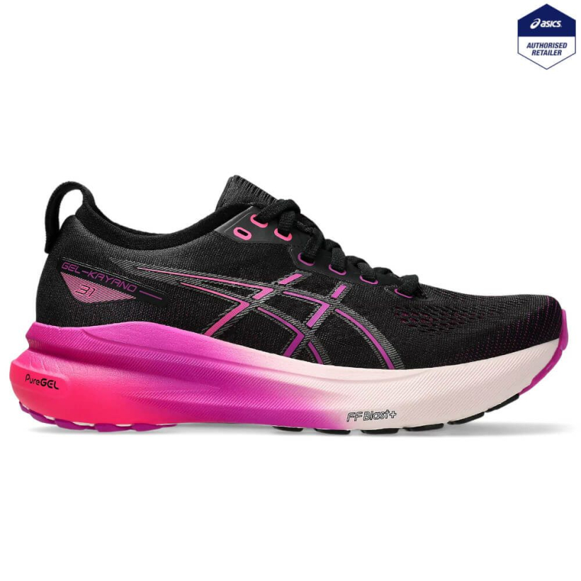 Asics Gel Kayano 31 Black Bold Magenta 1012B670 003 Sportkult