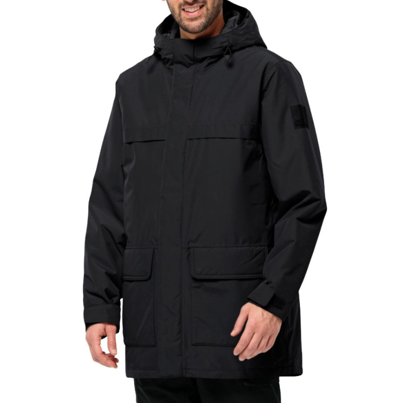 Jack Wolfskin Winterlager Parka Black 1115471 6000 Sportkult