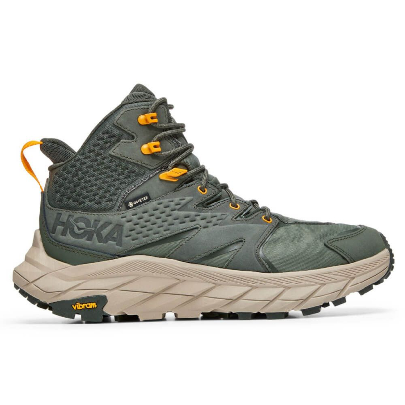 Кроссовки Hoka Anacapa Mid Gore-Tex Thyme/Radiant Yellow мужские (арт. 1122018-TRYL) - 