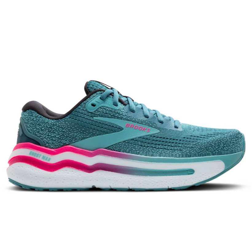 Brooks Ghost Max 2 Storm Blue Knockout Pink Aqua 120420 1B 475 Sportkult