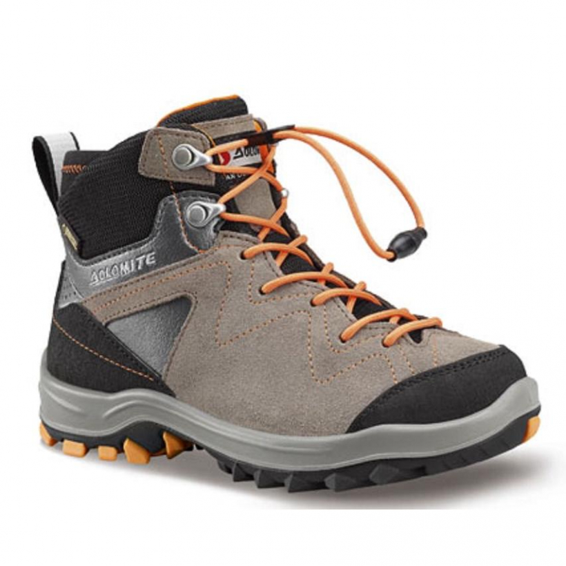 Ботинки Для Хайкинга (Высокие) Dolomite Dol Shoe Steinbock Kid Gtx Taupe Beige (арт. 251267) - 0848-серый
