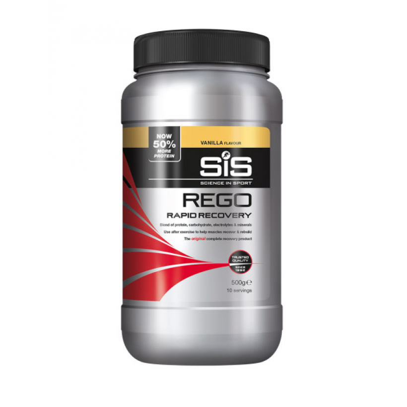 Напиток Sis Rego Rapid Recovery восстановительный углеводно-белковый в порошке ваниль, 500 г (арт. 5025324007752) - 