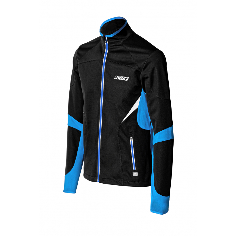 Куртка разминочная KV+ Jacket Lahti black\blue (арт. 9V116.12) - 