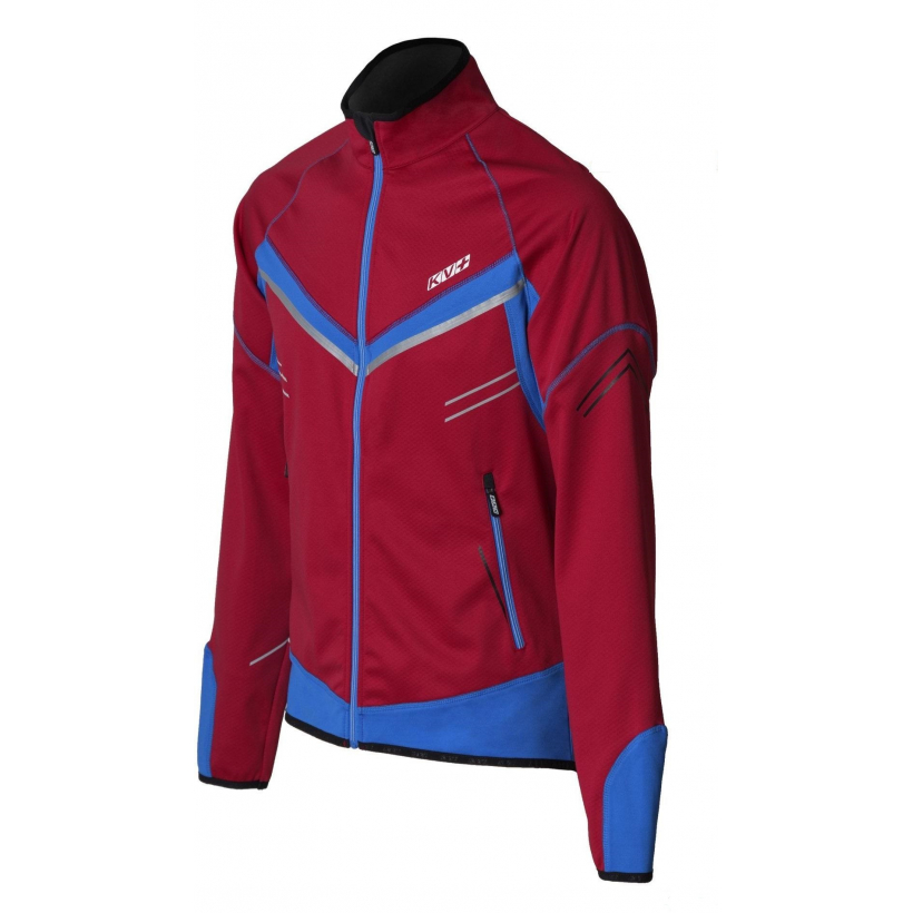 Разминочная куртка KV+ Premium jacket RBU bordeaux\blue унисекс (арт. 9V145.6.RUS) - 