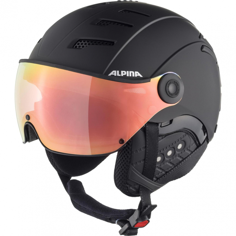 Шлем с визором Alpina 2019-20 Jump 2.0 Hm Black Matt (арт. A9211) - 