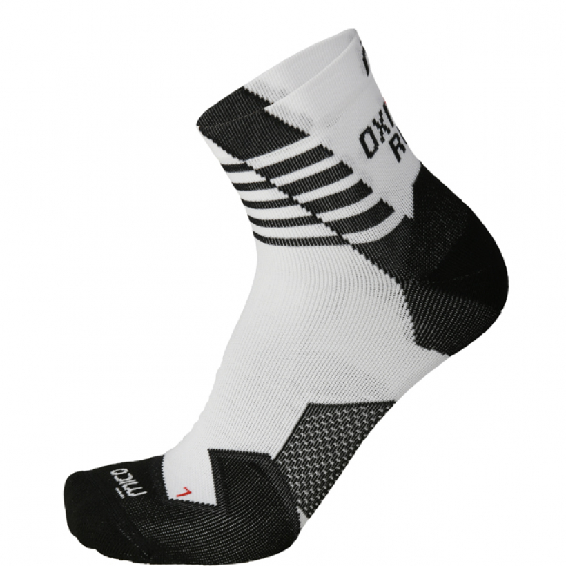Компрессионные носки для бега Mico Oxi-jet Light Weight Compression (арт. CA01280) - 001-белый