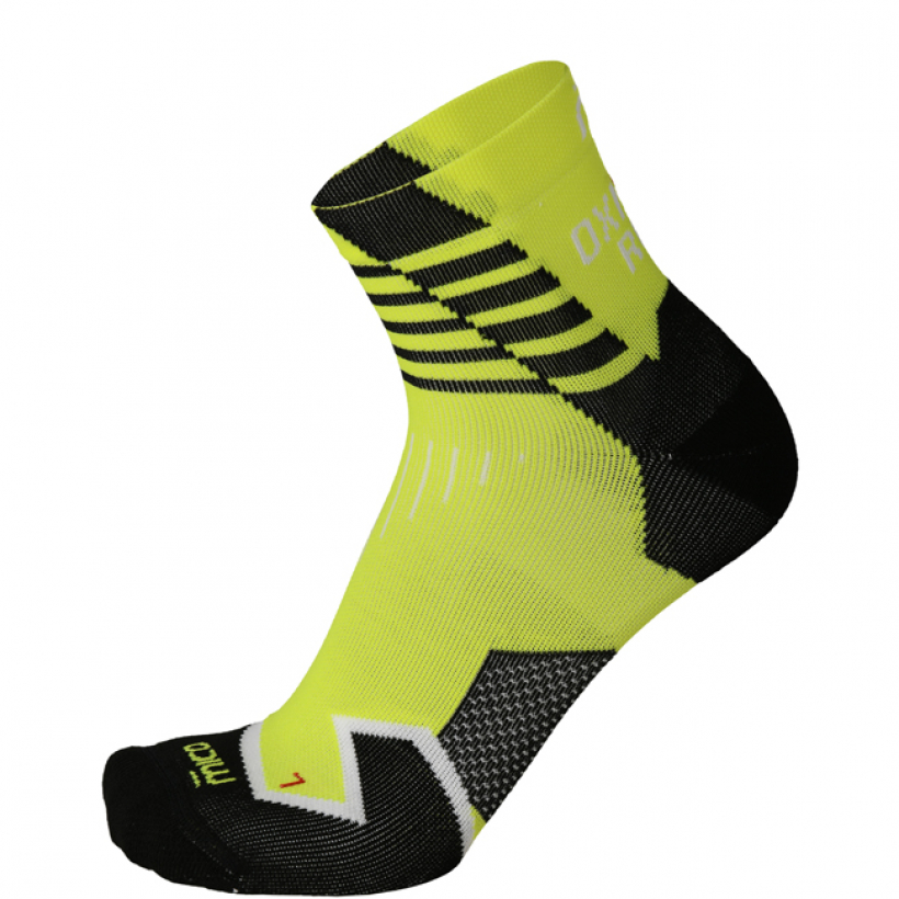 Компрессионные носки для бега Mico Oxi-jet Light Weight Compression (арт. CA01280) - 189-желтый