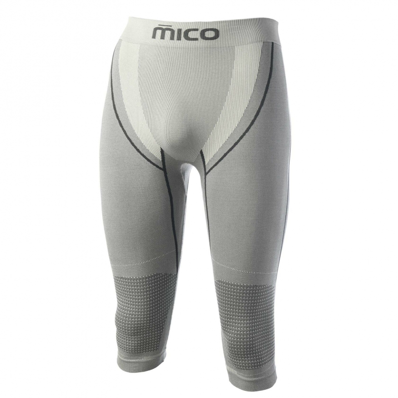Термобелье кальсоны Mico Odor Zero XT2 Skintech 3/4 мужские (арт. CM01454) - 043-серый