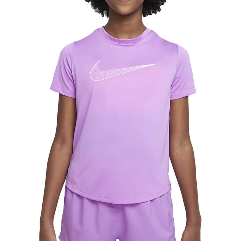 Футболка Nike Dri-FIT One SS Training Rush Fuchsia/White для девочки (арт. DD7639-532) - 