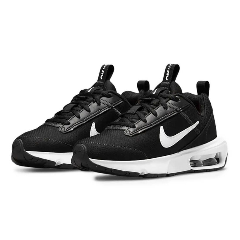Nike air max white with black tick top