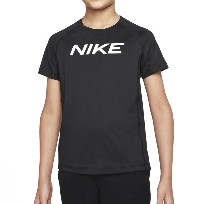 Рубашка Nike Pro Dri Fit SS black для мальчика (арт. DM8528-010) - 
