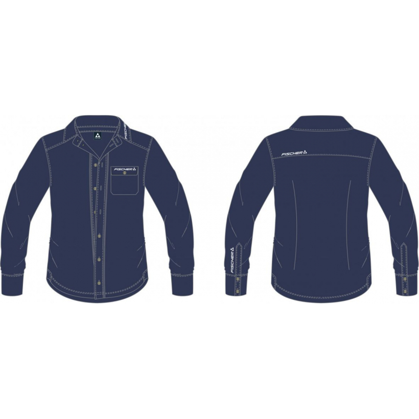 Рубашка Fischer Business Navy (арт. G09018) - 