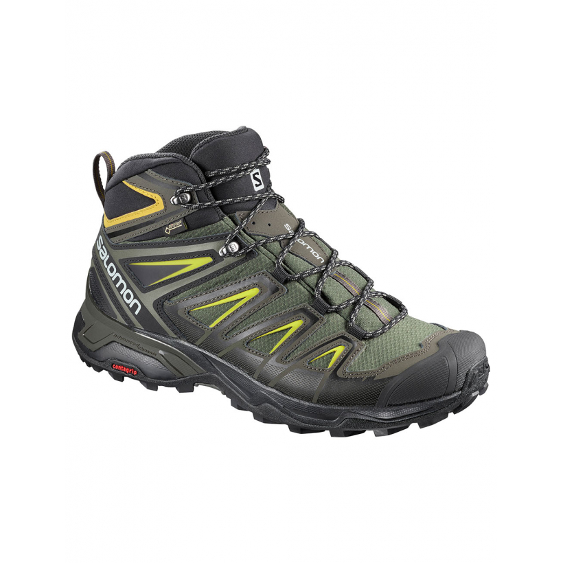 Треккинговые ботинки Salomon X Ultra 3 MID GTX® Castor Gra/Bk (арт. L40133700) - 