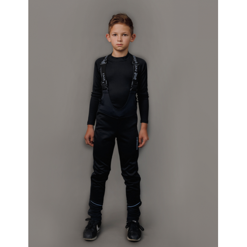 Разминочные брюки Nordski Jr.Active Black детские (арт. NSJ409100) - 