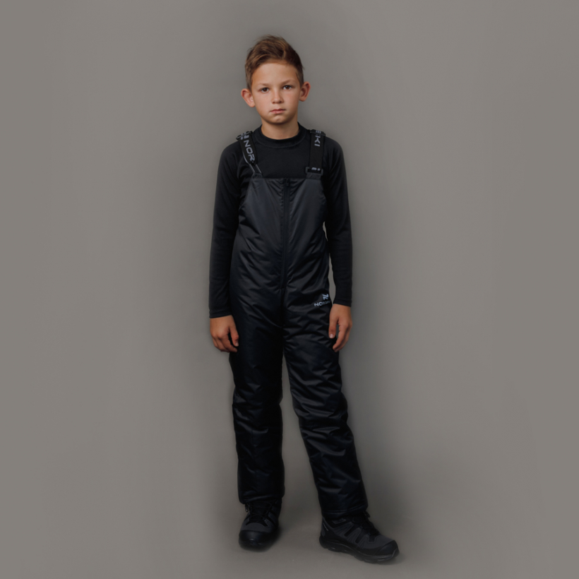 Утепленные брюки Nordski Kids Black детские (арт. NSK434100) - 