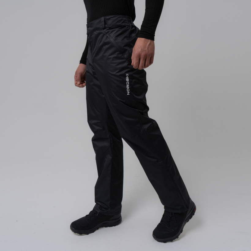 Ветрозащитные брюки Nordski Black мужские (арт. NSM140100) - 