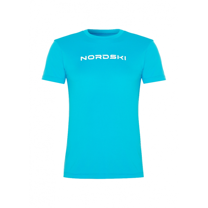Футболка Nordski Logo Light Blue New мужская (арт. NSM574790) - 
