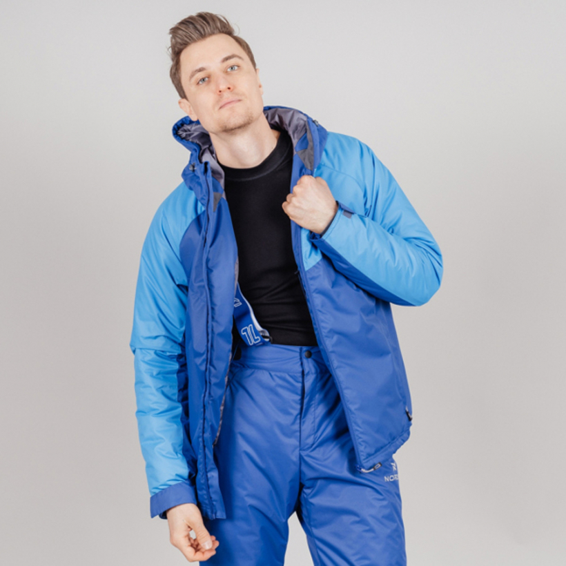 Утепленная куртка Nordski Premium-Sport Blue/True Blue мужская (арт. NSM746797) - 