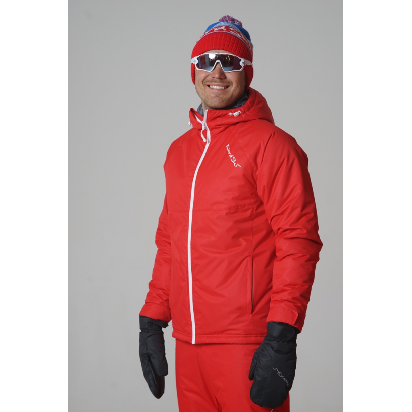 Утеплённая прогулочная лыжная куртка Nordski Россия мужская (арт. NSM429901) - 