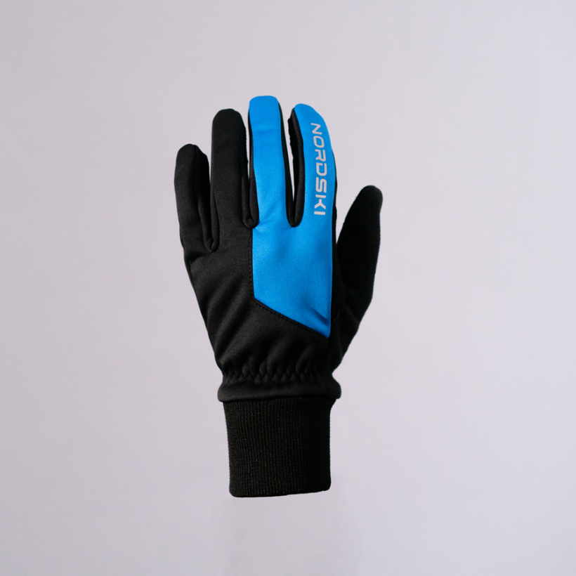 Перчатки Nordski Active Black/Blue WS (арт. NSU115170) - 