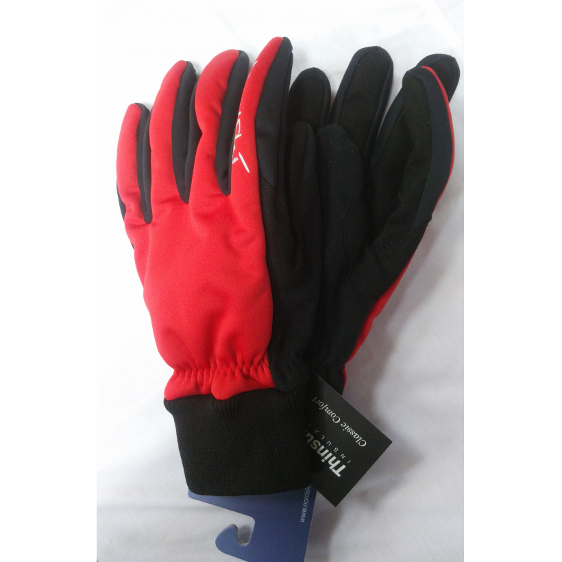 Теплые лыжные перчатки Nordski Arctic Red (арт. NSV242900) - 
