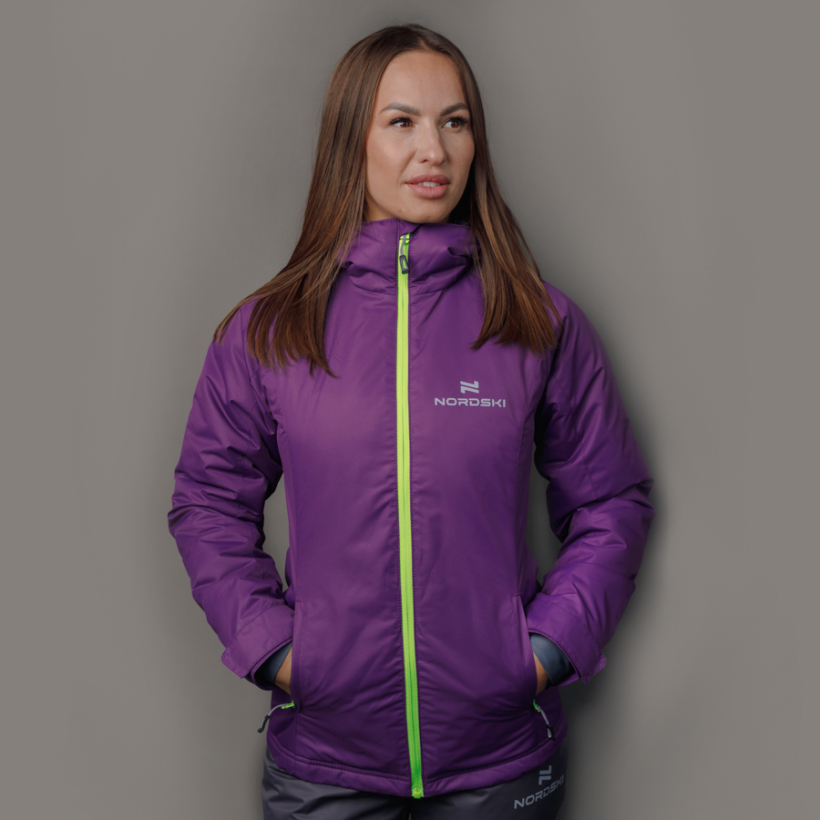 Утепленная куртка Nordski Motion Purple женская (арт. NSW431733) - 