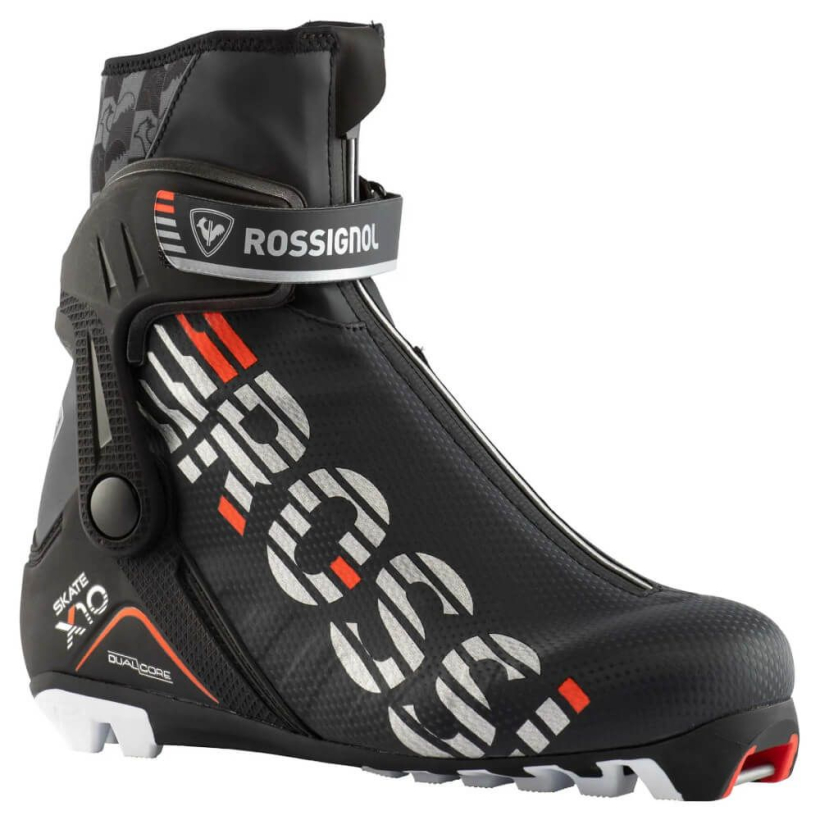 Лыжные ботинки Rossignol X-10 Race Skate Nordic Black/Red женские (арт. RIK1250) - 