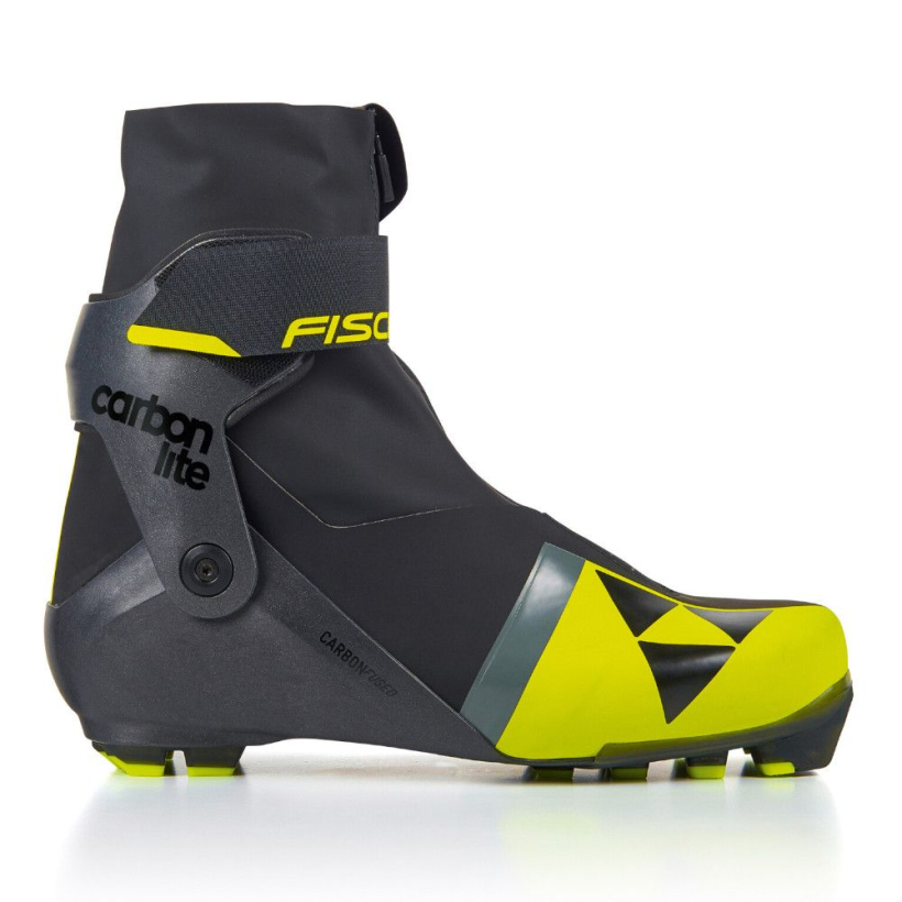 Ботинки для конькового хода Fischer Carbonlite Black/Yellow (арт. S10023) - 