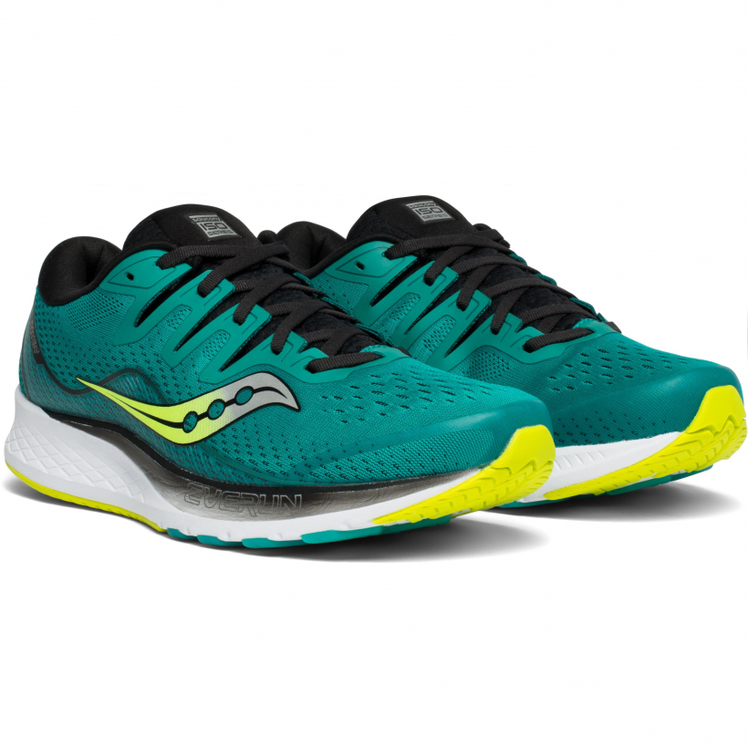 Беговые Кроссовки Saucony 2019-20 Ride Iso Teal/black (арт. S20514-2) - 