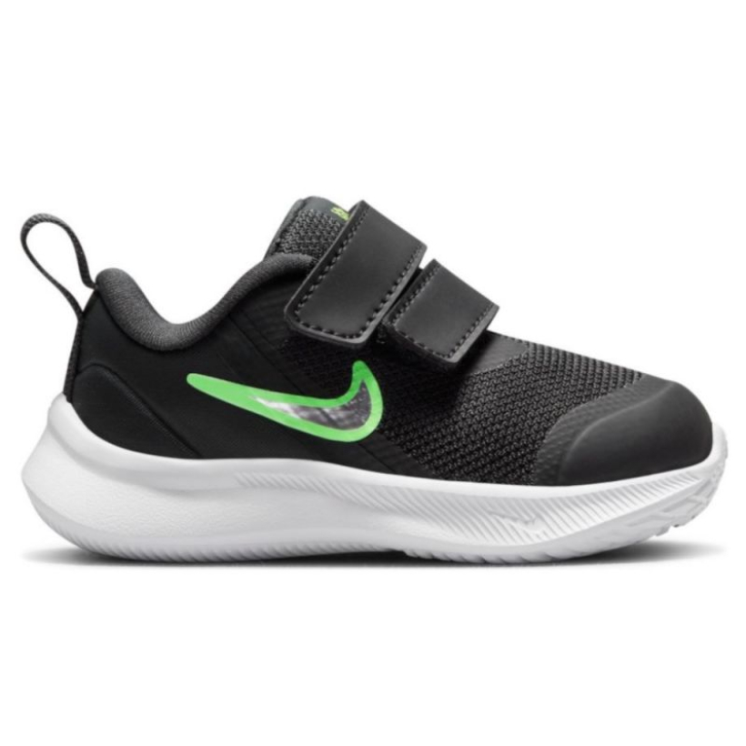 Кроссовки Nike Star Runner 3 TDV Black/Chrome/Green детские (арт. DA2778-006) - 